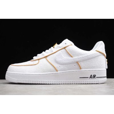 Nike Air Force 1 Low By To You Beyaz / Metal Altın / Siyah Kaykay Ayakkabı Türkiye - 9G834S88